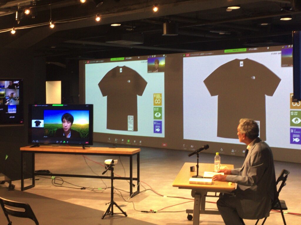 CR-SIS ソーシャルイノベーションスクール Spiber株式会社 菅原潤一さん講義風景