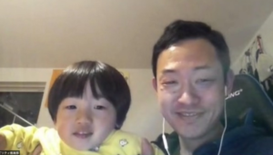 武士謙一さんとお子様
